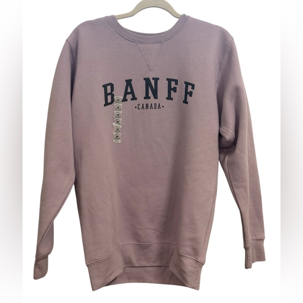 BANFF Canada Mauve Crewneck Sweatshirt